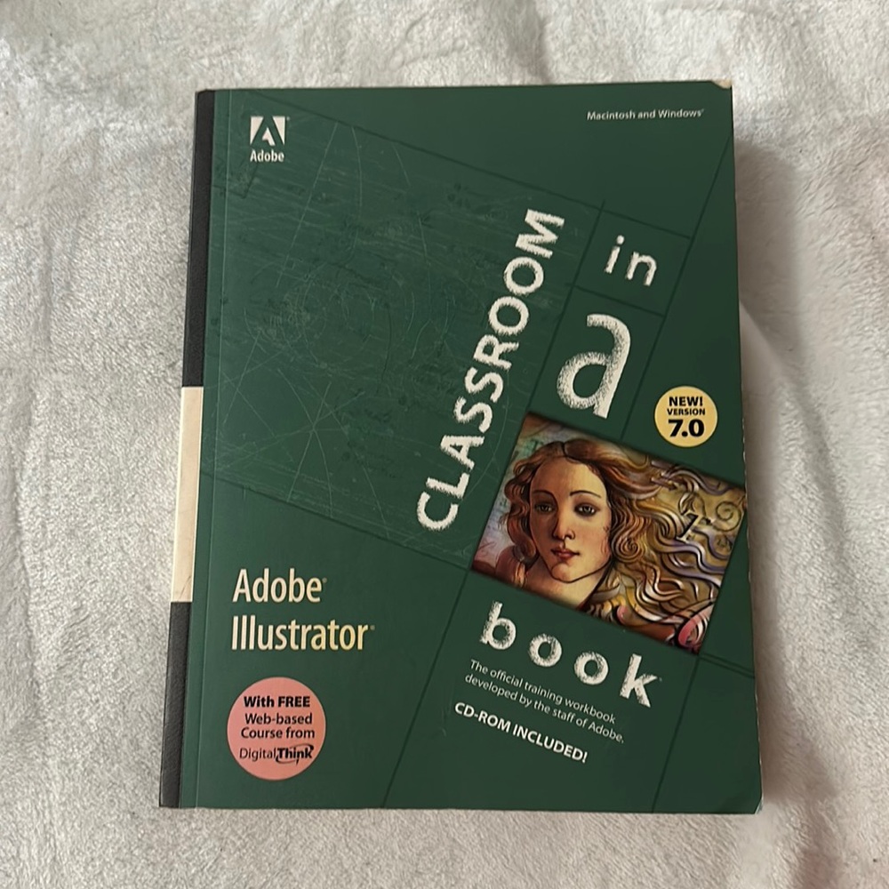 Adobe Illustrator book 7.0 with cd included.